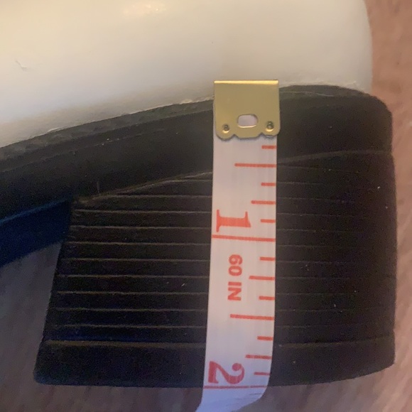 Vintage white chunky heels size 6 - Picture 7 of 12